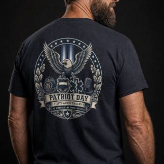 Patriotic Apparel, Forged in Freedom 4 Patriot Day Eagle Crest Tee