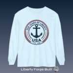 250 Years of Liberty anchor 1776-2026 long-sleeve shirt