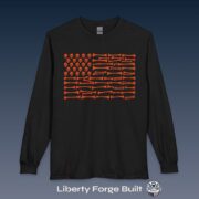 Bone to Be Free Flag Long Sleeve Shirt