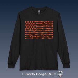 Bone to Be Free Flag Long Sleeve Shirt