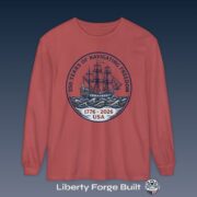 250 Years of Navigating Freedom ship emblem Long Sleeve