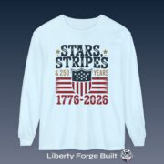 Stars & Stripes 1776-2026 Long Sleeve T-Shirt