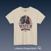 Patriotic Veteran The Watch Never Ends Tee
