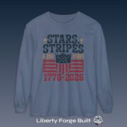 Stars & Stripes 1776-2026 Long Sleeve T-Shirt