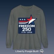 Freedom 250 1776-2026 Star Logo Long Sleeve T-Shirt
