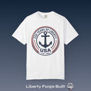 250 Years of Liberty T-Shirt, Patriotic Tee, Comfort Colors