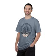 250 Years of Navigating Freedom T-Shirt, Tall Ship Patriotic Tee, Comfort Colors