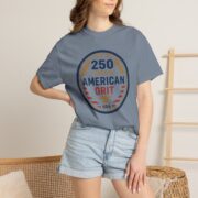 250 Years of American Grit T-Shirt, Patriotic USA Badge Tee, Comfort Colors