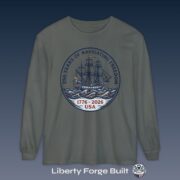 250 Years of Navigating Freedom ship emblem Long Sleeve