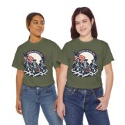 Freedom Never Dies Revolutionary soldiers T-shirt in Military Green