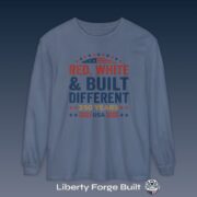 Red, White & Built Different T-Shirt