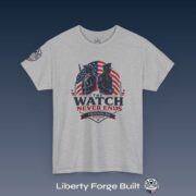 Thin Blue Line Watch Never Ends Tee