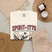Spirit of 1776 Vintage Patriotic T-shirt