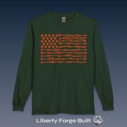 Bone to Be Free Flag Long Sleeve Shirt