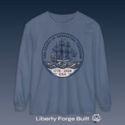 250 Years of Navigating Freedom ship emblem Long Sleeve