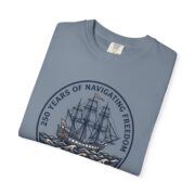250 Years of Navigating Freedom T-Shirt, Tall Ship Patriotic Tee, Comfort Colors