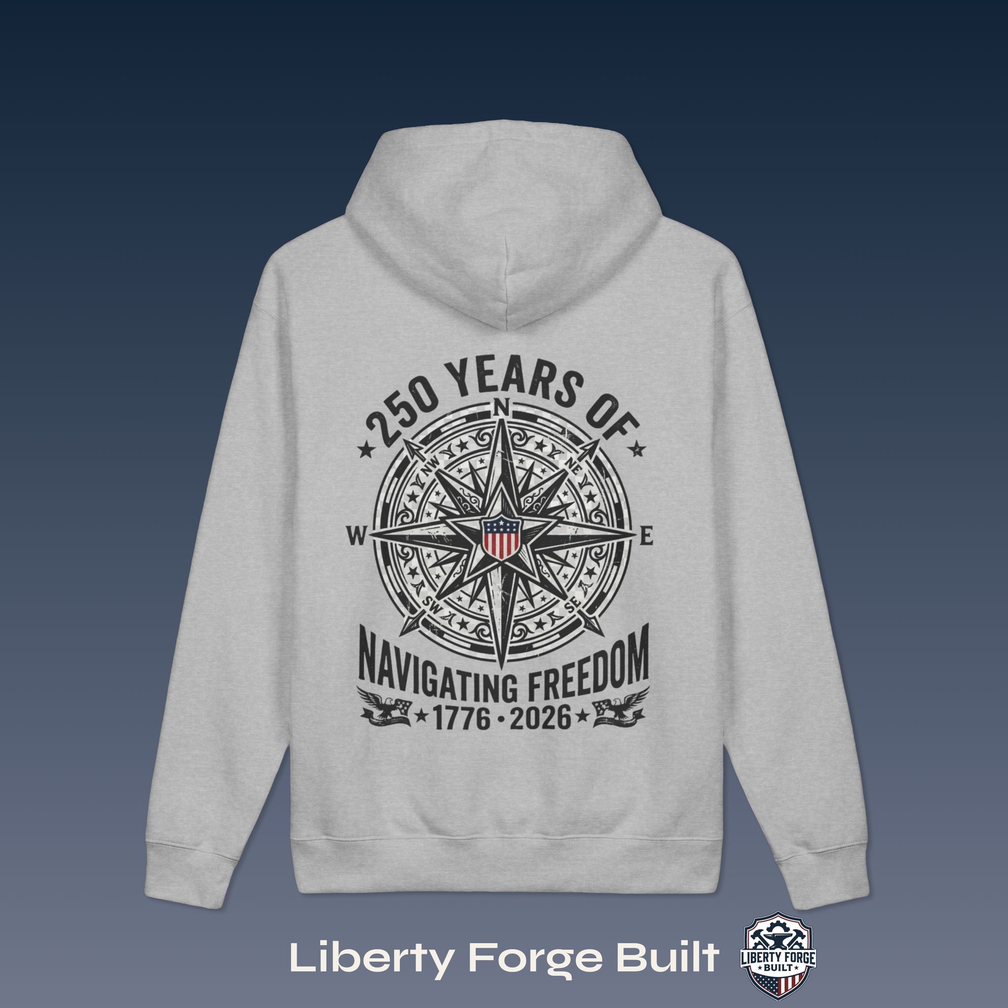 15445423468654435045_2048_custom.jpeg Tall Ship 1776-2026 Hoodie