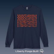 Bone to Be Free Flag Long Sleeve Shirt