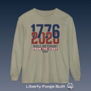 1776 2026 Built Different From the Start Long Sleeve Tee
