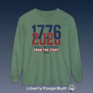 1776-2026 Built Different From the Start long-sleeve shirt