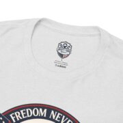 Freedom Never Dies Revolutionary soldiers T-shirt in Ash