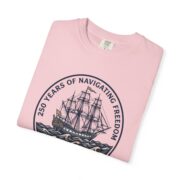 250 Years of Navigating Freedom T-Shirt, Tall Ship Patriotic Tee, Comfort Colors