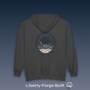 Historic Tall Ship Nautical Emblem Hoodie