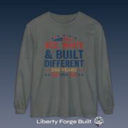 Red, White & Built Different T-Shirt