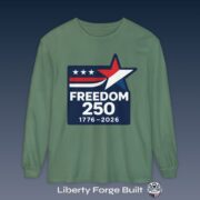 Freedom 250 1776-2026 Star Logo Long Sleeve T-Shirt