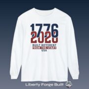1776 2026 Built Different From the Start Long Sleeve Tee