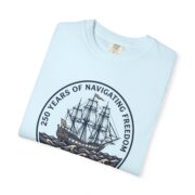 250 Years of Navigating Freedom T-Shirt, Tall Ship Patriotic Tee, Comfort Colors