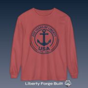 250 Years of Liberty Anchor USA long sleeve tee