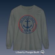 250 Years of Liberty Anchor USA long sleeve tee