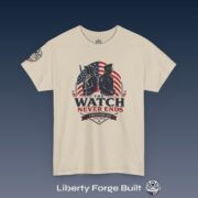 Thin Blue Line Watch Never Ends Tee