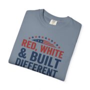 Red White and Built Different T-Shirt, USA 250 Years Patriotic Tee, Comfort Colors