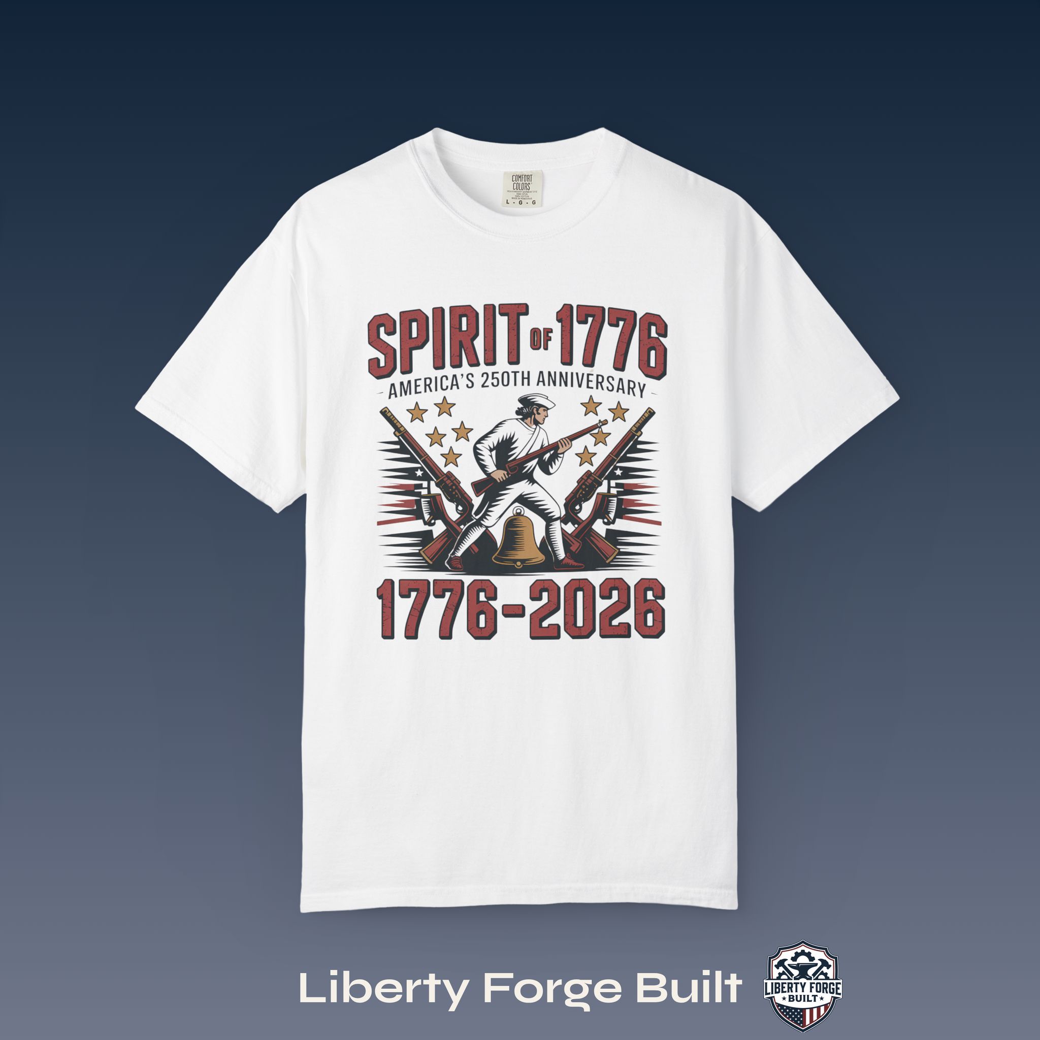 2176416094784816262_2048_custom.jpeg Spirit of 1776 Vintage Patriotic T-shirt