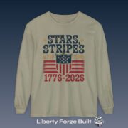 Stars & Stripes 1776-2026 Long Sleeve T-Shirt