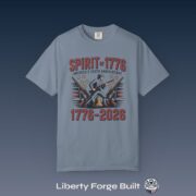 Spirit of 1776 Vintage Patriotic T-shirt