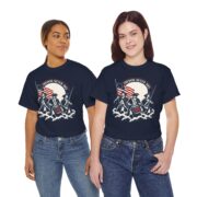 Freedom Never Dies Revolutionary soldiers T-shirt in Navy