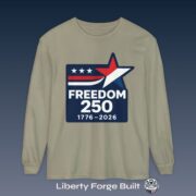 Freedom 250 1776-2026 Star Logo Long Sleeve T-Shirt