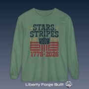 Stars & Stripes 1776-2026 Long Sleeve T-Shirt