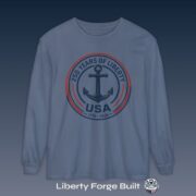 250 Years of Liberty Anchor USA long sleeve tee