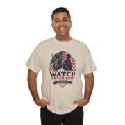 Patriotic Veteran The Watch Never Ends Tee