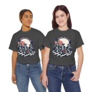 Freedom Never Dies Revolutionary soldiers T-shirt in Dark Heather