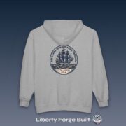 Historic Tall Ship Nautical Emblem Hoodie