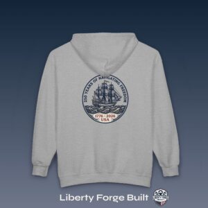 Historic Tall Ship Nautical Emblem Hoodie