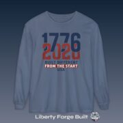 1776 2026 Built Different From the Start Long Sleeve Tee