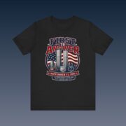 First to Answer 9/11 Tribute T-Shirt - September 11 Memorial Tee - Image 4