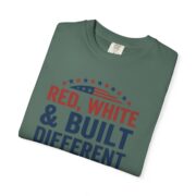Red White and Built Different T-Shirt, USA 250 Years Patriotic Tee, Comfort Colors