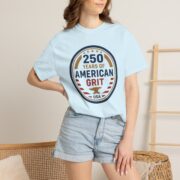 250 Years of American Grit T-Shirt, Patriotic USA Badge Tee, Comfort Colors